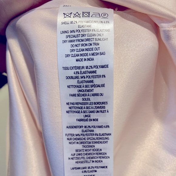 NWT French Connection Blush Sequin Dress size 6 - Picture 6 of 6